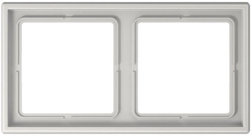 Рамка универсальная Jung LS990 2-м. серый фото Рамка универсальная Jung LS990 2-м. серый картинка